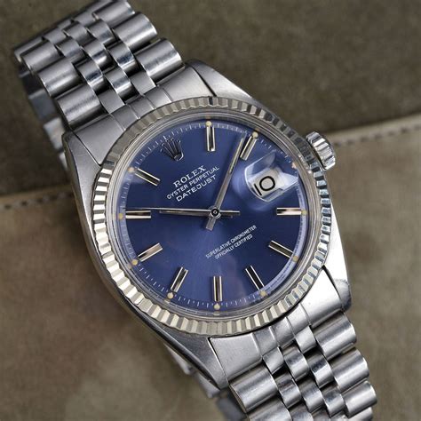 rolex 1601 blue roman|rolex 1601 price.